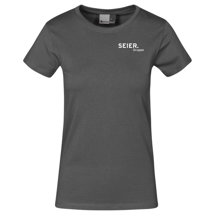 Promodoro® Women´s Premium - T steel gray - T-Shirt - Seier Gruppe - XS