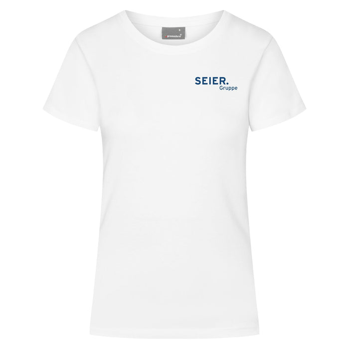 Promodoro® Women´s Premium - T white - Seier Gruppe - XS
