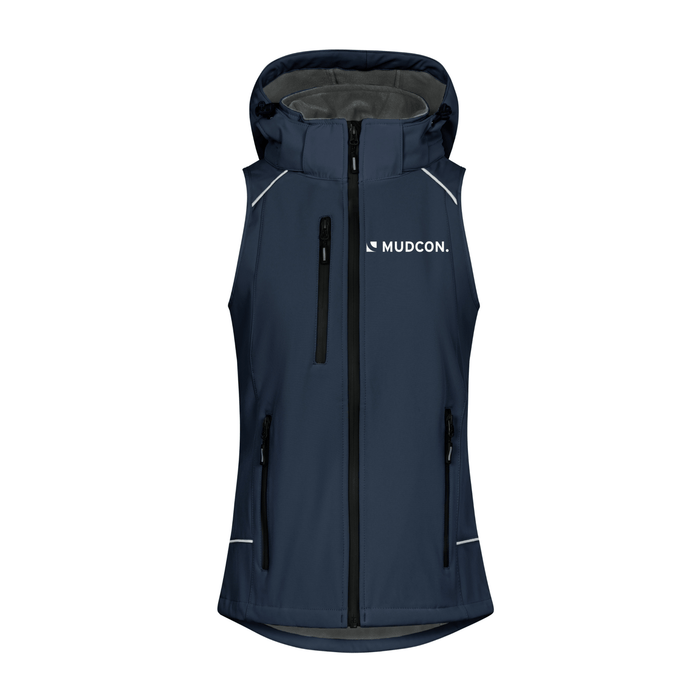 Promodoro® Women´s Softshell Vest navy - Weste - Mudcon - S