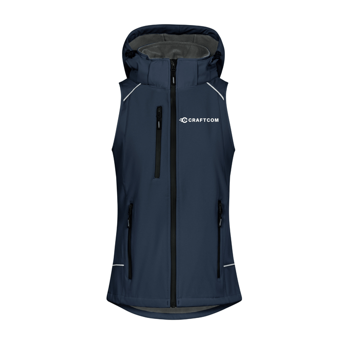 Promodoro® Women´s Softshell Vest navy - Weste - Craft - Com - S