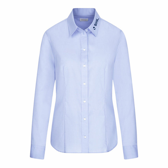 Seidensticker Damen Business Bluse Regular Fit 080604 aus Popeline – Hellblau - Bluse - BHK - 34