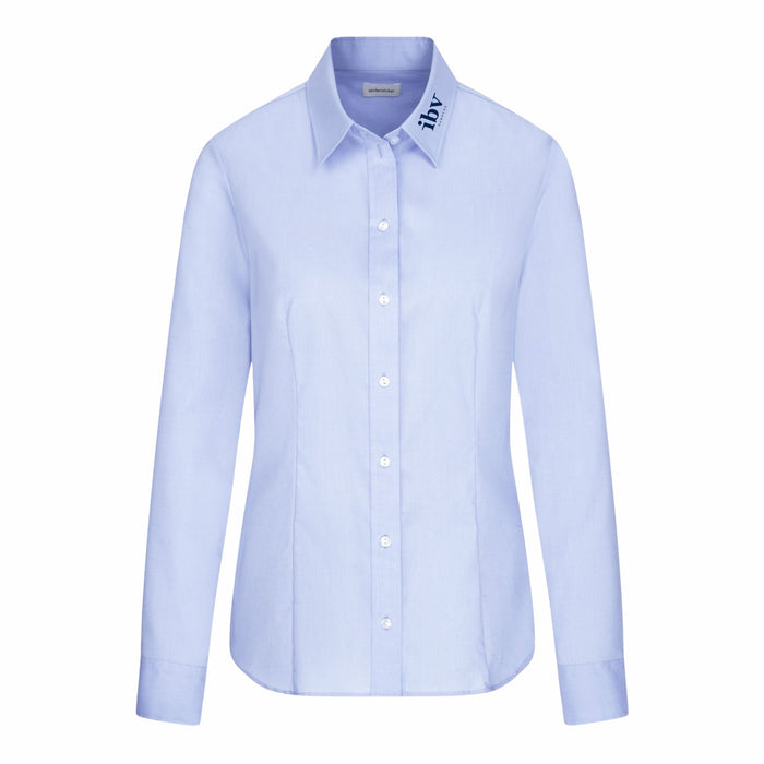 Seidensticker Damen Business Bluse Regular Fit 080604 aus Popeline – Hellblau - Bluse - IBV Hamburg - 34