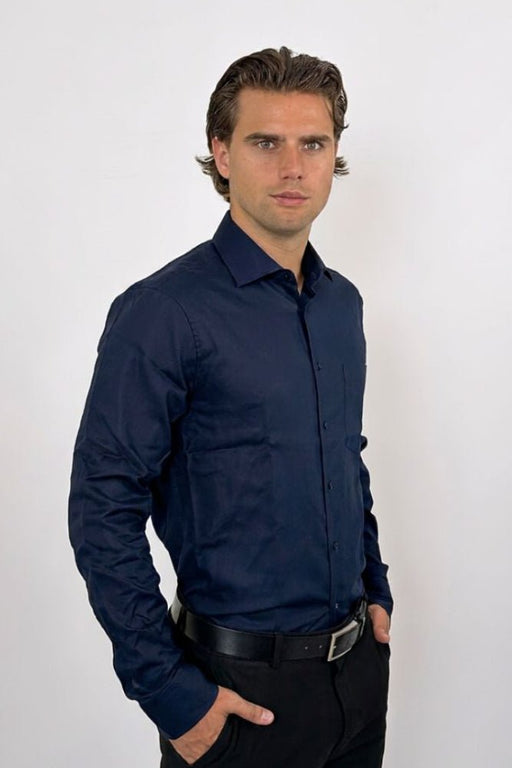 Seidensticker Herren Business Hemd Regular Fit 193650 – Dunkelblau - Hemd - Seier - 38