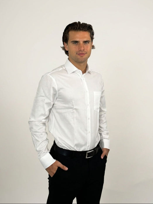 Seidensticker Herren Business Hemd Regular Fit 193650 – Weiß - Hemd - Seier - 38