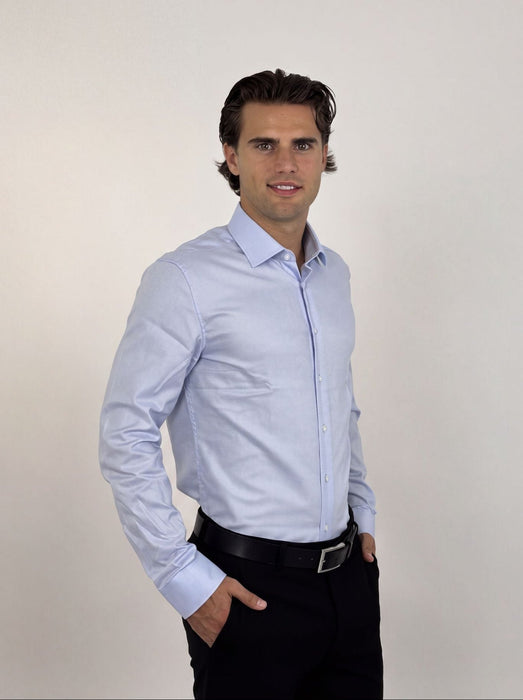 Seidensticker Herren Business Hemd Slim Fit 693650 – Hellblau - Hemd - Seier - 36