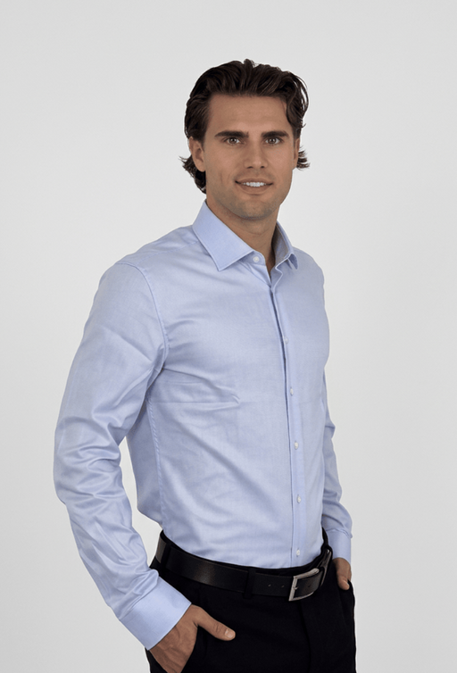 Seidensticker Herren Business Hemd Slim Fit 693650 – Hellblau - Hemd - Seier - 36