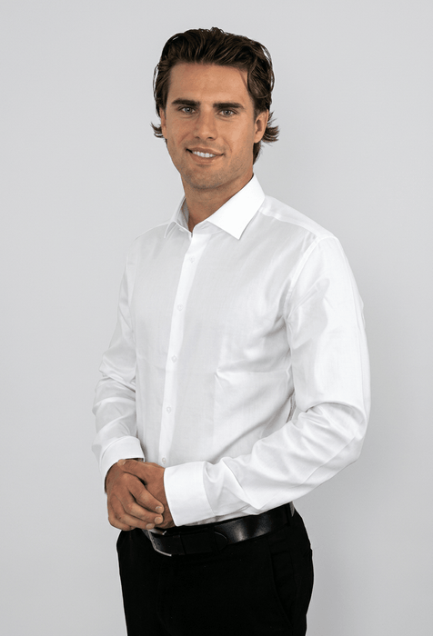 Seidensticker Herren Business Hemd Slim Fit 693650 – Weiß - Hemd - Seier - 36